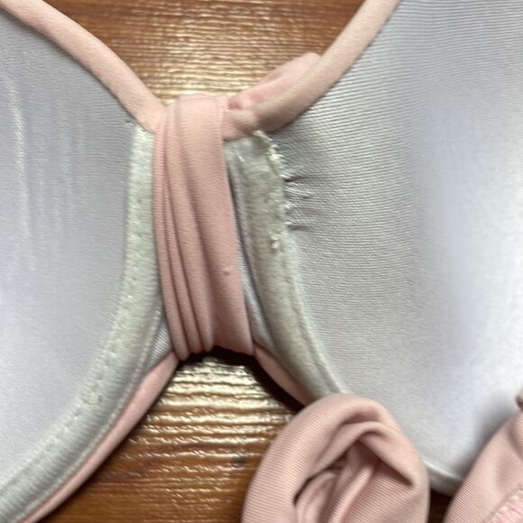 Mommy and me Striped & Flamingo Print Tie Side Bikini Swimsuits - Picture 15 of 16